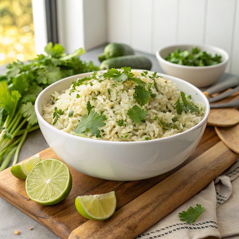Unique Saffron Cilantro Lime Basmati Rice in 2 Steps